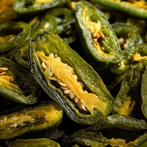 Dehydrated Jalapeño Peppers