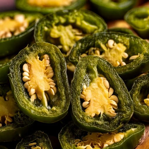 Dehydrated Jalapeño Peppers