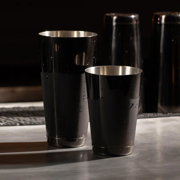 SET OF KORIKO® WEIGHTED SHAKING TINS GUNMETAL BLACK
