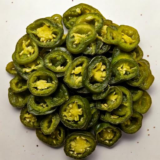 Dehydrated Jalapeño Peppers